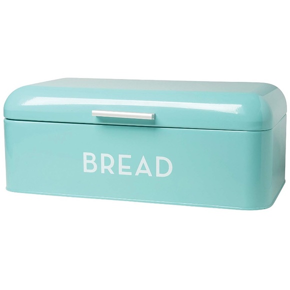 Other - Large Bread Bin, Turquoise Blue & Ivory Available